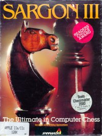 Sargon III Commodore 64 box art
